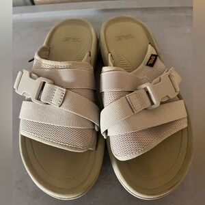 Teva Hurricane Verge Sport Slide Sandals | Birch | Size 10